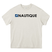 Cream Nautique Boats Heavy Core Tee - linhVisuals
