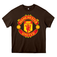 Chocolate Brown manchester Heavy Core Tee - linhVisuals