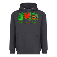 Smoke Peace Love Frogs Heavyweight Hoodie - Jasminsmagicworld