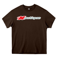 Chocolate Brown Nautique Boats Heavy Core Tee - linhVisuals