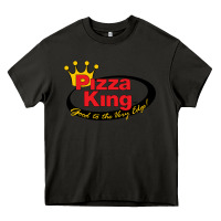 Asphalt Pizza King Cowboy Heavy Core Tee - linhVisuals