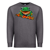 Charcoal Heather frog Premium Sweatshirt - Jasminsmagicworld