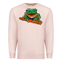 Pale Pink frog Premium Sweatshirt - Jasminsmagicworld