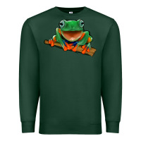 Sports Green frog Premium Sweatshirt - Jasminsmagicworld