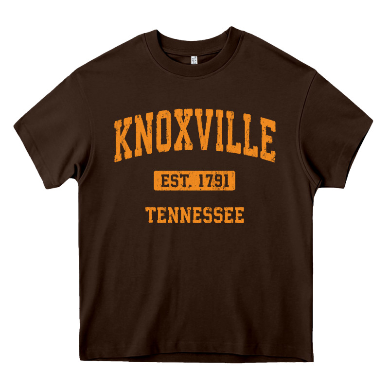 Knoxville Tennessee Tn Vintage Athletic Sports Design Pullover Hoodie Heavy Core Tee by linhVisuals | Teevron