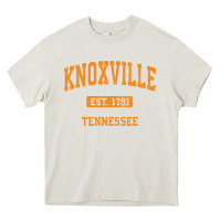 Cream knoxville tennessee tn vintage athletic sports design pullover hoodie Heavy Core Tee - linhVisuals