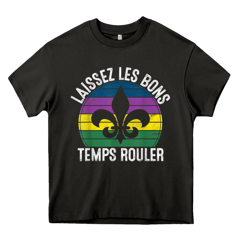 Laissez Les Bons Temps Rouler Gift Mardi Gras Masquerade T Shirt Heavy Core Tee by linhVisuals | Teevron
