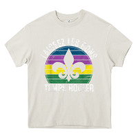 Cream laissez les bons temps rouler gift mardi gras masquerade t shirt Heavy Core Tee - linhVisuals