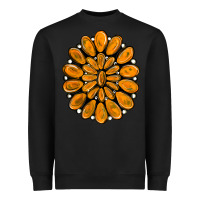 Black orange gemstone Heavyweight Sweatshirt - RanaPortraitStore