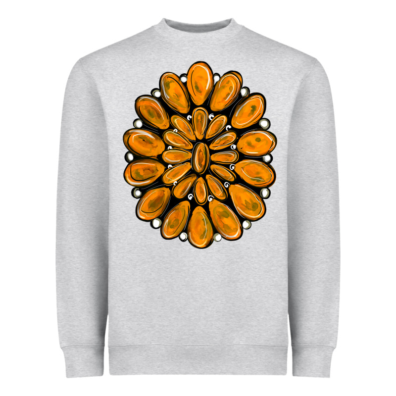 Orange Gemstone Heavyweight Sweatshirt by RanaPortraitStore | Teevron