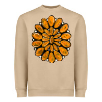 Mushroom orange gemstone Heavyweight Sweatshirt - RanaPortraitStore