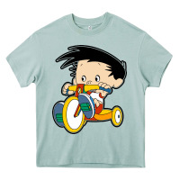 Arona bobby on his bike   bobbys world Heavy Core Tee - linhVisuals
