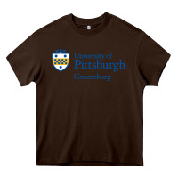 Chocolate Brown University of Pittsburgh at Greensburg, Heavy Core Tee - linhVisuals