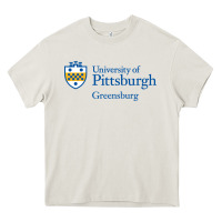 Cream University of Pittsburgh at Greensburg, Heavy Core Tee - linhVisuals