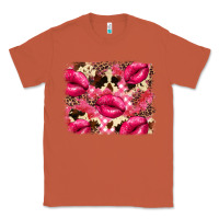 Copper Valentine's Day pink plaid red glitter cowhide Classic Tee - FaDigitalArtStudio
