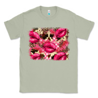 Matcha Valentine's Day pink plaid red glitter cowhide Classic Tee - FaDigitalArtStudio