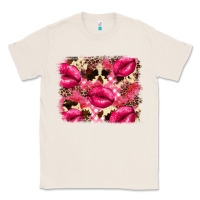 Natural Valentine's Day pink plaid red glitter cowhide Classic Tee - FaDigitalArtStudio