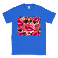 True Royal Valentine's Day pink plaid red glitter cowhide Classic Tee - FaDigitalArtStudio