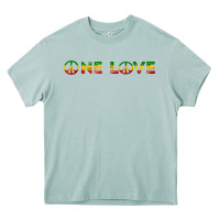 Arona one love rasta reggae music rastafarian lover jamaica peace t shirt Heavy Core Tee - linhVisuals