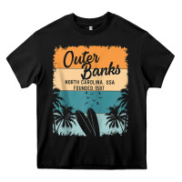 Black outer banks shirts men women kids obx north carolina nc gift zip hoodi Heavy Core Tee - linhVisuals