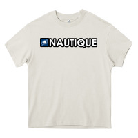 Cream Nautique Boats Heavy Core Tee - linhVisuals
