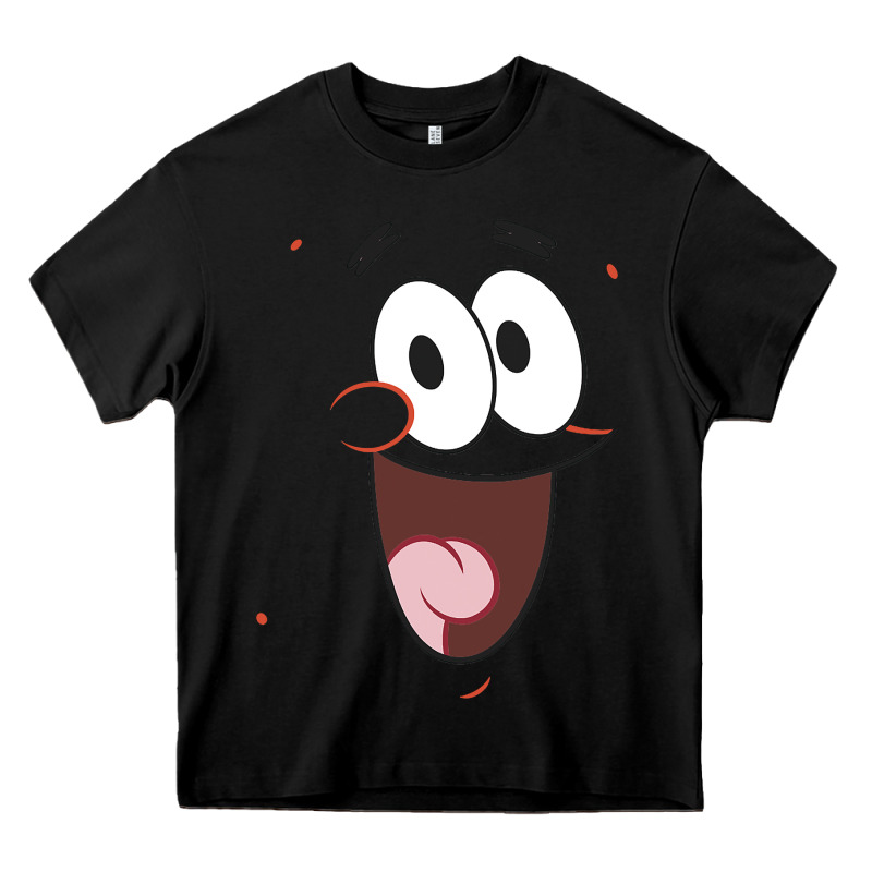 Sponge.bob Squa.re.pants Patrick Face Portrait Heavy Core Tee by linhVisuals | Teevron