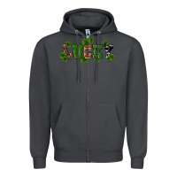 Smoke st patricks day lucky shamrock Zipper Hoodie - RanaPortraitStore