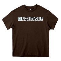 Chocolate Brown Nautique Boats Heavy Core Tee - linhVisuals