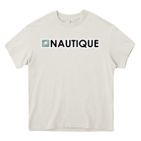 Cream Nautique Boats Heavy Core Tee - linhVisuals