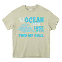 Into The Ocean I Go To Find My Soul Heavy Core Tee | Teevron