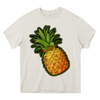 Cream pineapple Heavy Core Tee - Jasminsmagicworld