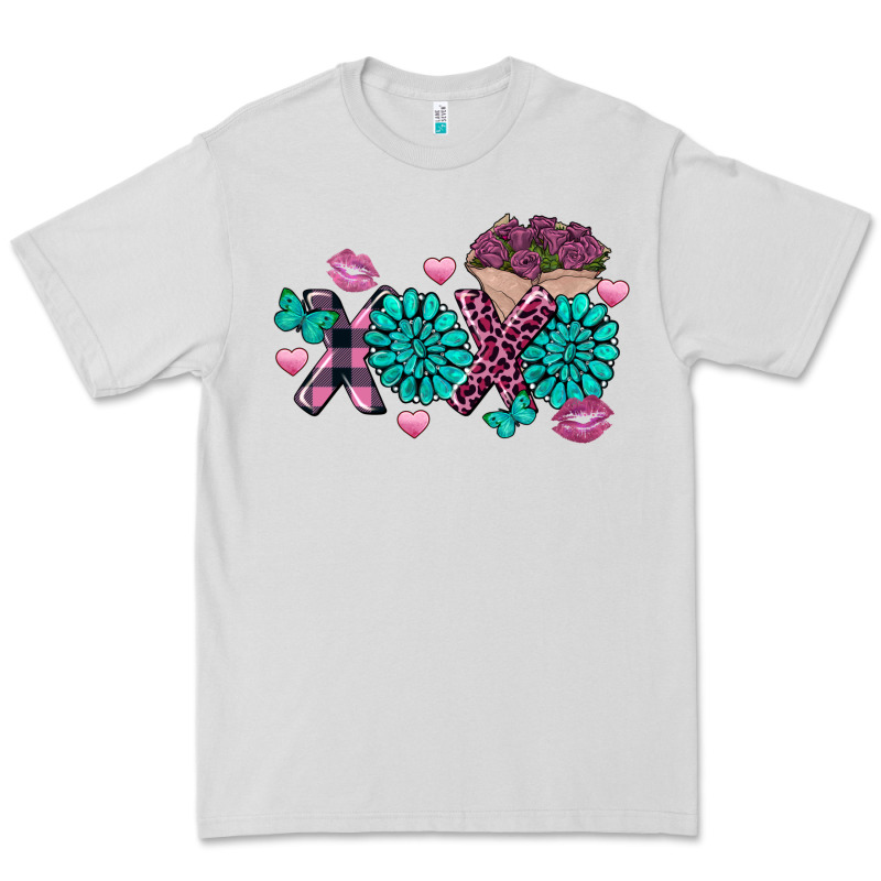 Xoxo Valentine's Day Turquoise Gem Premium Tee by FaDigitalArtStudio | Teevron