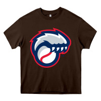 Chocolate Brown new hampshire fisher cats Heavy Core Tee - linhVisuals