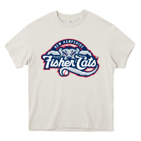 Cream new hampshire fisher cats Heavy Core Tee - linhVisuals