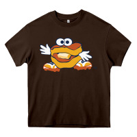 Chocolate Brown montgomery biscuits Heavy Core Tee - linhVisuals