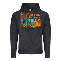 Vintage Black jusa a girl who loves fall Vintage Hoodie - Artiststas