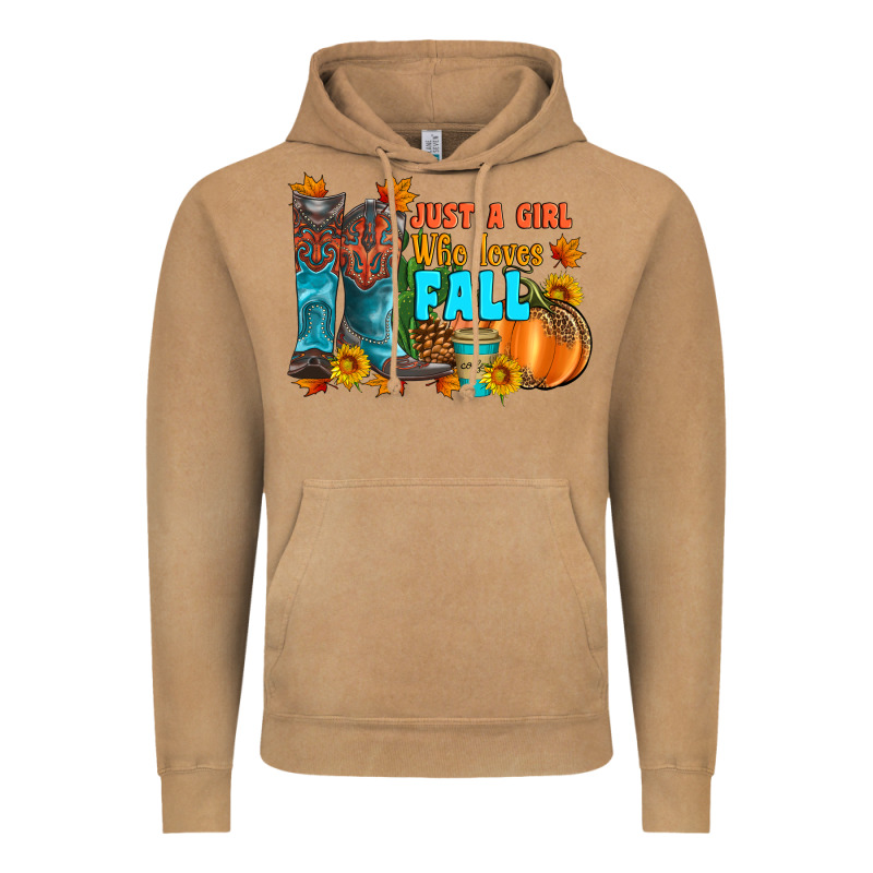 Jusa A Girl Who Loves Fall Vintage Hoodie by Artiststas | Teevron