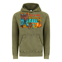 Vintage Olive jusa a girl who loves fall Vintage Hoodie - Artiststas