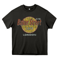 Asphalt baker street cafe 221b london   sherlock holmes fans Heavy Core Tee - linhVisuals