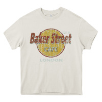 Cream baker street cafe 221b london   sherlock holmes fans Heavy Core Tee - linhVisuals