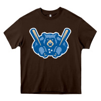 Chocolate Brown tennessee smokies Heavy Core Tee - linhVisuals