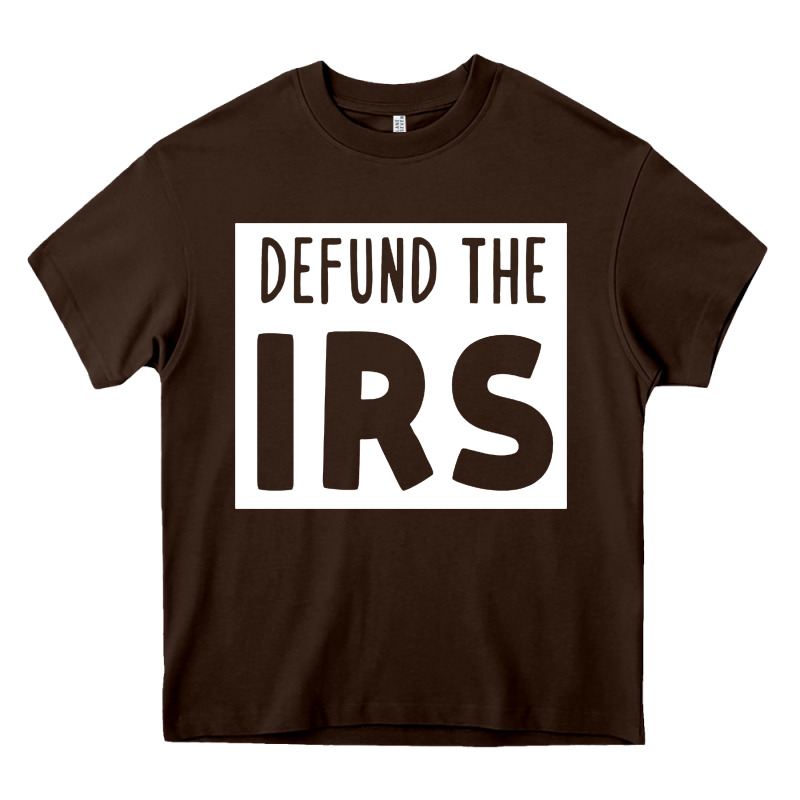 Defund The Irs Heavy Core Tee by linhVisuals | Teevron