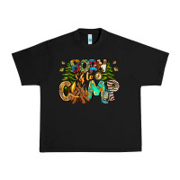 Black Born To Camp Urban Heavy Tee - CowhideDigitalArt
