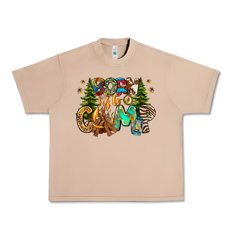 Born To Camp Urban Heavy Tee by CowhideDigitalArt | Teevron