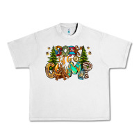 Lunar Rock Born To Camp Urban Heavy Tee - CowhideDigitalArt