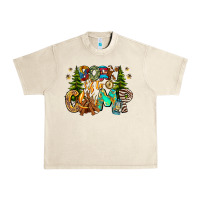 Sandshell Born To Camp Urban Heavy Tee - CowhideDigitalArt