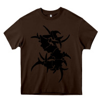 Chocolate Brown cool-sepultura-tribal-s-pen Heavy Core Tee - linhVisuals