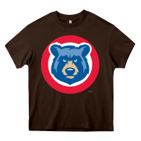 Chocolate Brown tennessee smokies Heavy Core Tee - linhVisuals