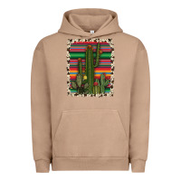 Pigment Burro serape cowhide cacti Urban Hoodie - RanaPortraitStore