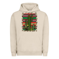 Pigment French Oak serape cowhide cacti Urban Hoodie - RanaPortraitStore